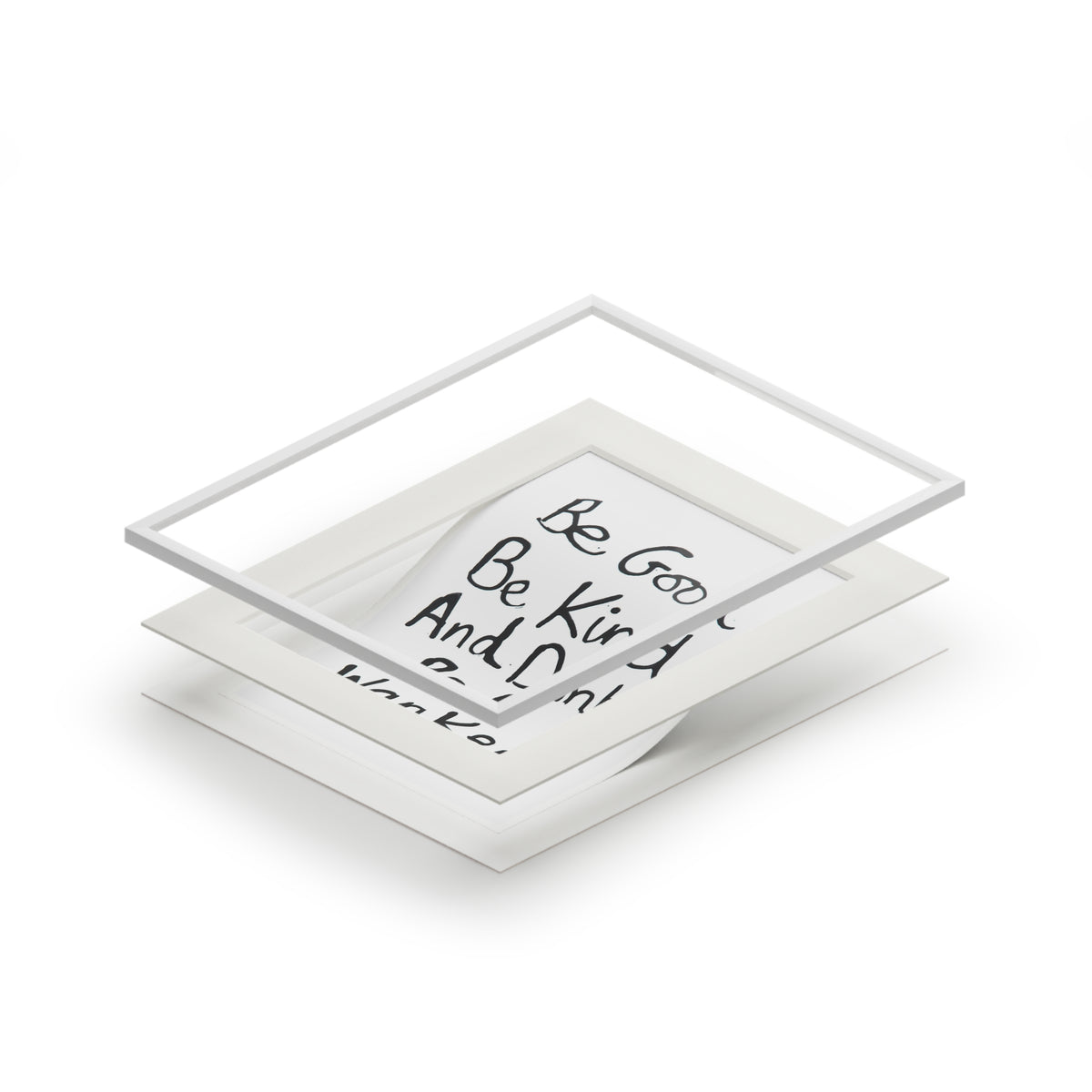 Be Good Be Kind Fine Art Giclée Print (Various Sizes)